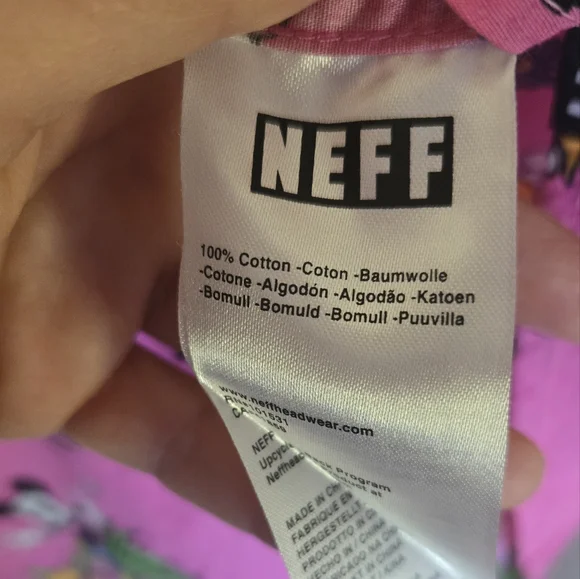 NWT, Disney/Neff, Pink Hawaiian Mickey Shirt, Size L - Picture 6 of 6